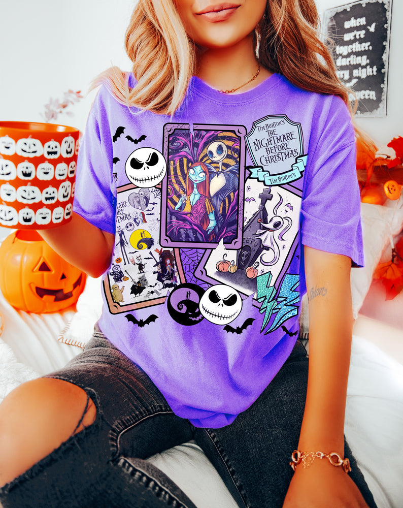 
            
                Load image into Gallery viewer, NEW! &amp;quot;Nightmare Cards&amp;quot; Halloween Tshirt
            
        