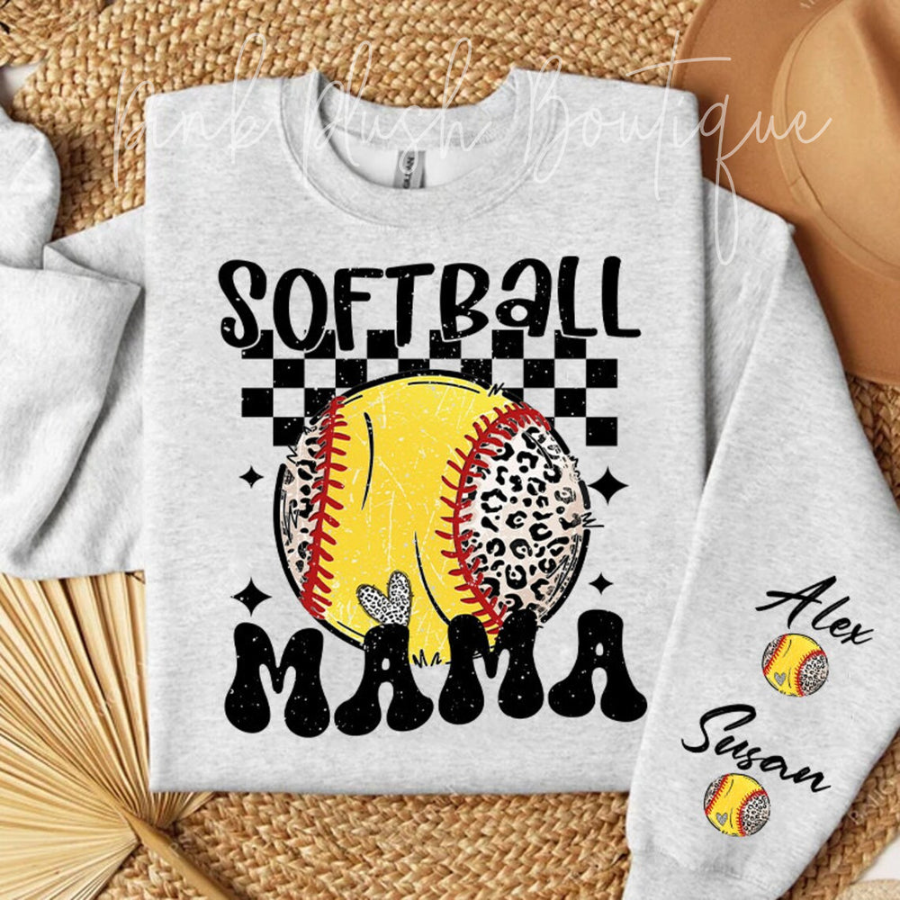 NEW! Personalized "Softball Mom" Sweatshirt