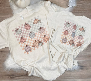 NEW! "Pastel Pumpkins" Mama / Mini T-shirt