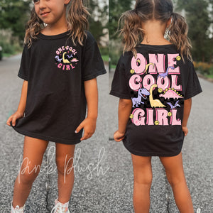 
            
                Load image into Gallery viewer, NEW! &amp;quot;One Cool Girl&amp;quot; Dino T-shirt
            
        