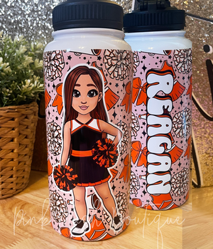 
            
                Load image into Gallery viewer, New! Personalized &amp;quot;Cheer Girl&amp;quot; SPORT BOTTLE
            
        