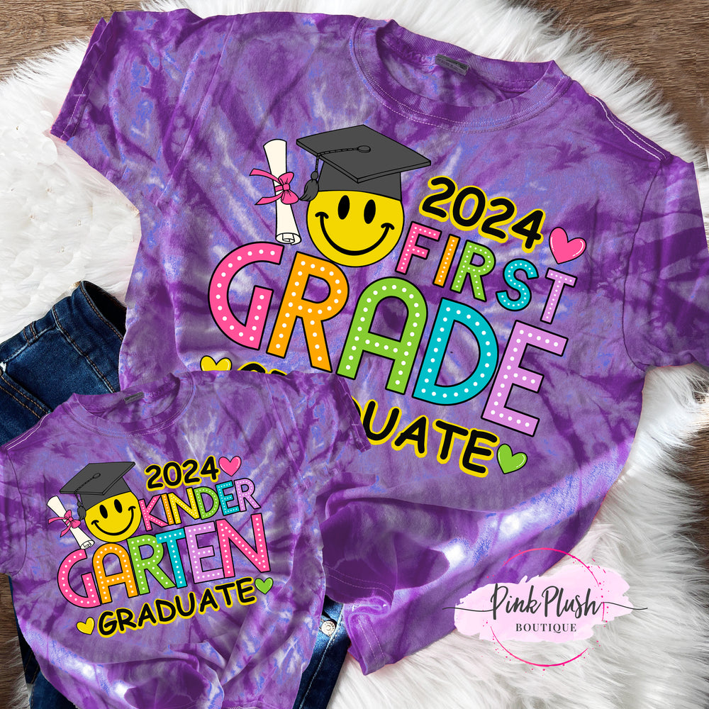NEW! "2024 Graduate" Tye Dye Tshirt