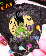 NEW! "Hot Ghouls Book Club" Halloween Tshirt