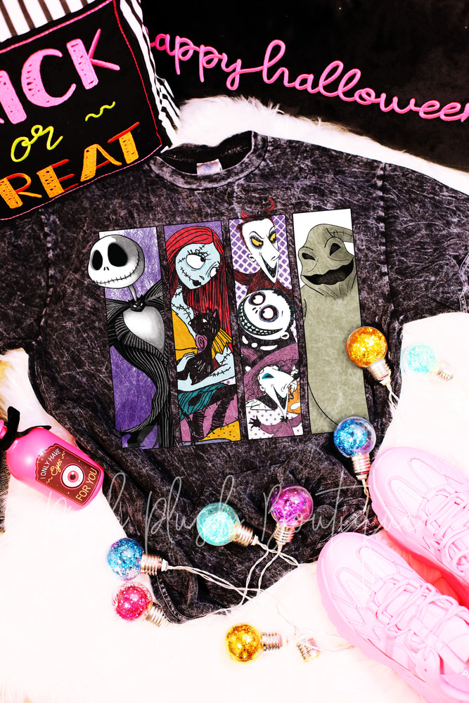 
            
                Load image into Gallery viewer, NEW! &amp;quot;Nightmare Family&amp;quot; Halloween Tshirt - ADULT SIZES RUN SMALL - SIZE UP FOR A LOOSER FIT
            
        