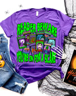 NEW! "Reader Beware" Halloween Tshirt