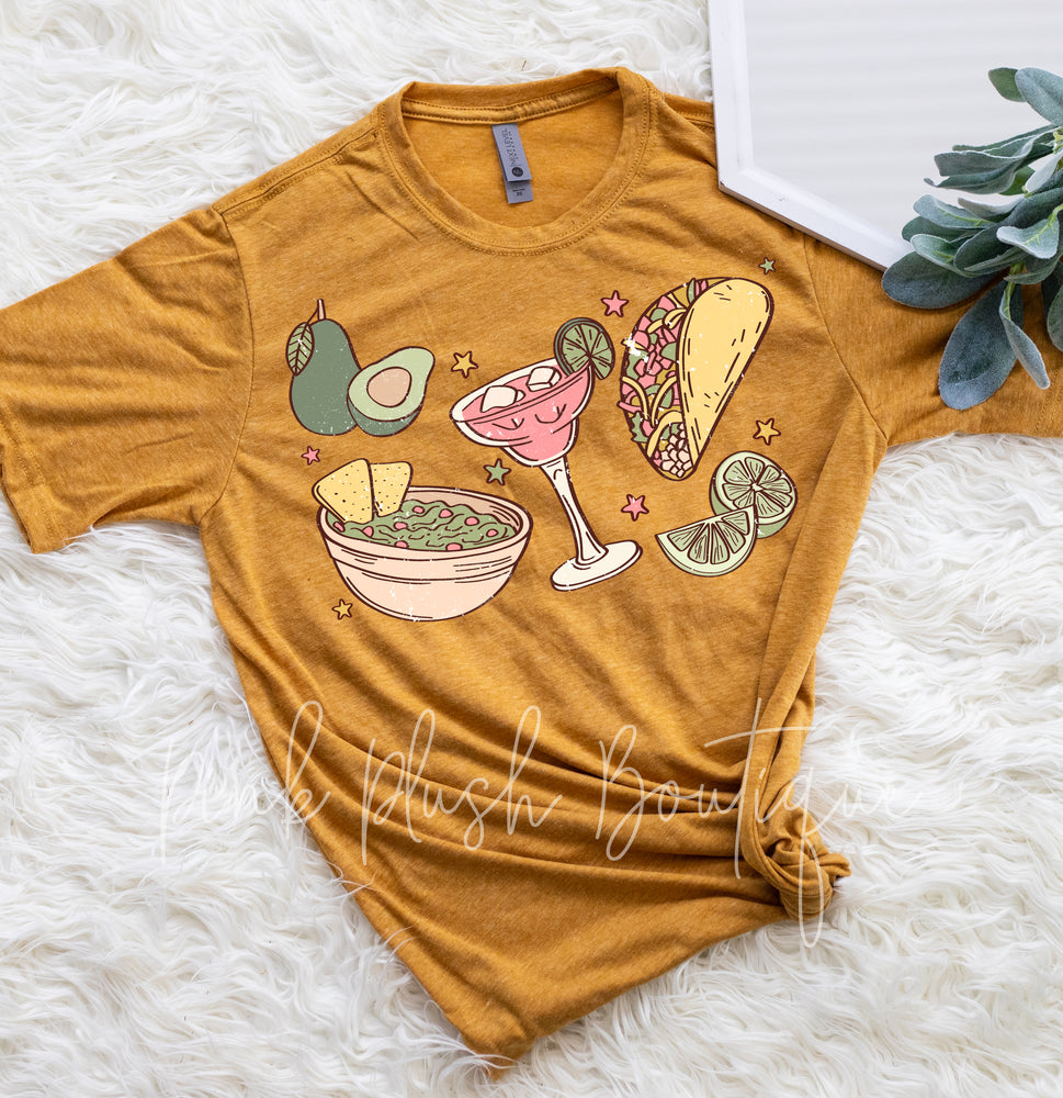New! "Tacos. Tequila. Chips and Salsa." Tshirt