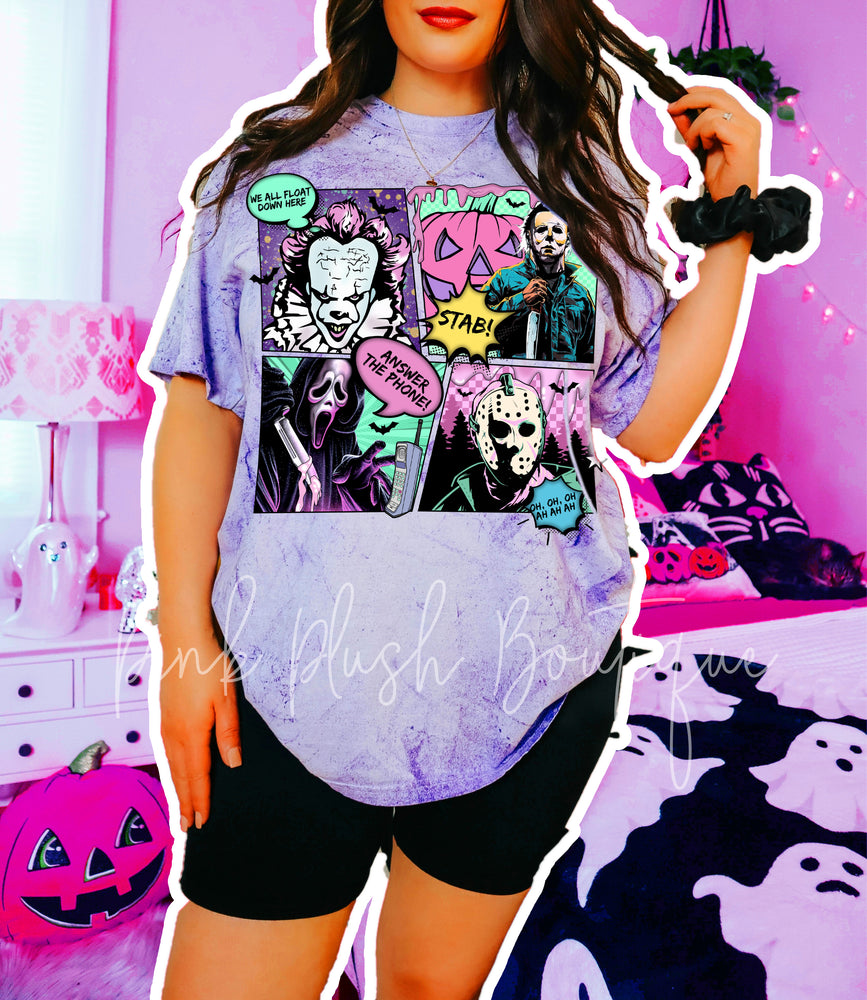 NEW! Halloween Scary Movies Tshirt | Cartoon Style