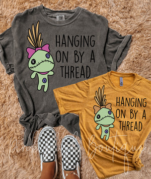 NEW! Hanging on by a Thread Tshirt