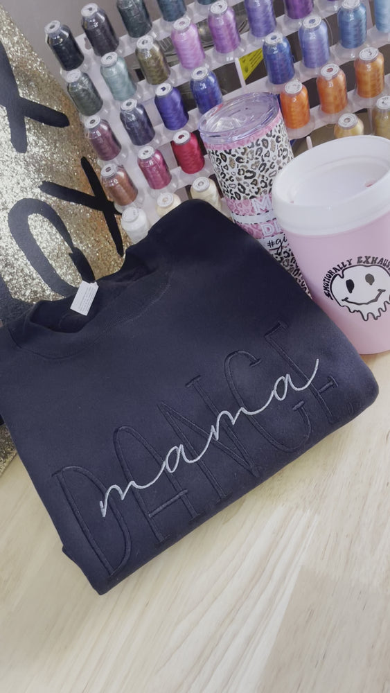 New! "Dance Mama" Embroidered Sweatshirt