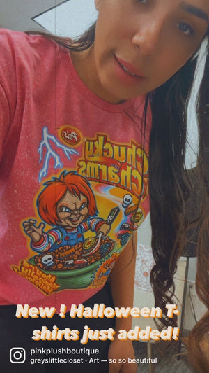 
            
                Load and play video in Gallery viewer, &amp;quot;Chucky Charms&amp;quot; Bleached  Tshirt
            
        