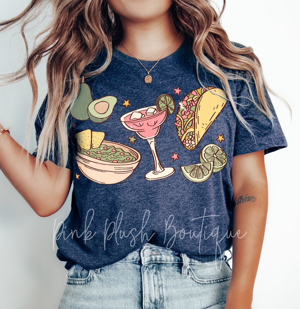 New! "Tacos. Tequila. Chips and Salsa." Tshirt