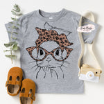 NEW! "Leopard Bunny Glasses" Easter Tshirt