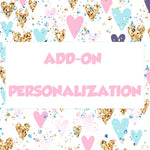 ADD-ON PERSONALIZATION (select font choice) - Pink Plush Boutique