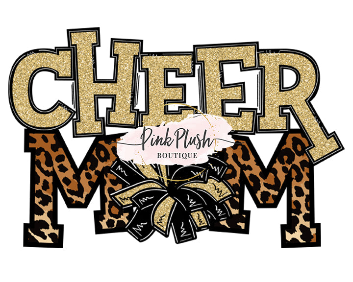 (ADD YOUR OWN PHOTO) "Cheer Mom" Tshirt