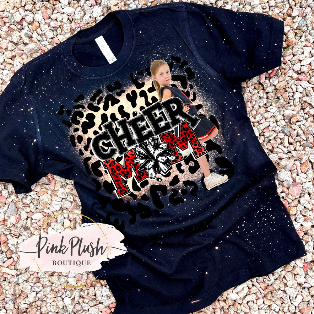 (ADD YOUR OWN PHOTO) "Cheer Mom" Tshirt