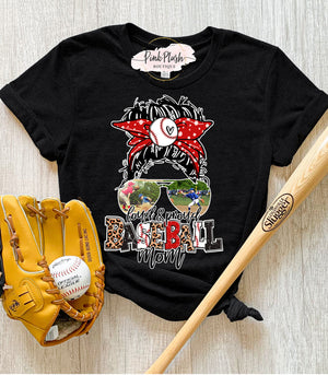 (Add your own photo) ⚾ “Baseball Mom” Tshirt