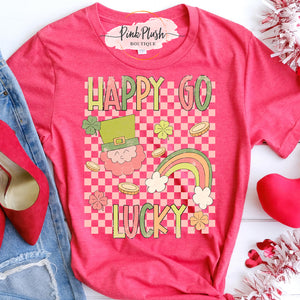 "Happy Go Lucky" Mother + Daughter Tshirt