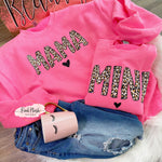 "Mama 💗 Mini" Leopard Sweatshirt